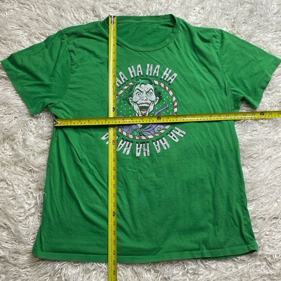 Batman | Green Joker "Ha Ha Ha" Laugh Short Sleeve T-Shirt | Women's Size XXL - Picture 2 of 3
